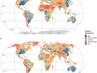 Shoda datasetů v globálním měřítku