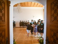 Graduation ceremony in the Kostelec n.Č.l. castle